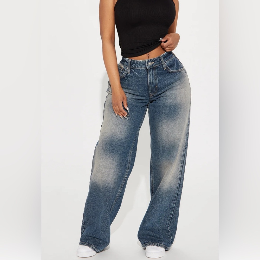 On To The Next Straight Leg Jeans (Vintage Wash) - Fashion Nova